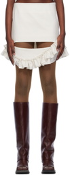 FIDAN NOVRUZOVA Off-White Maya Miniskirt