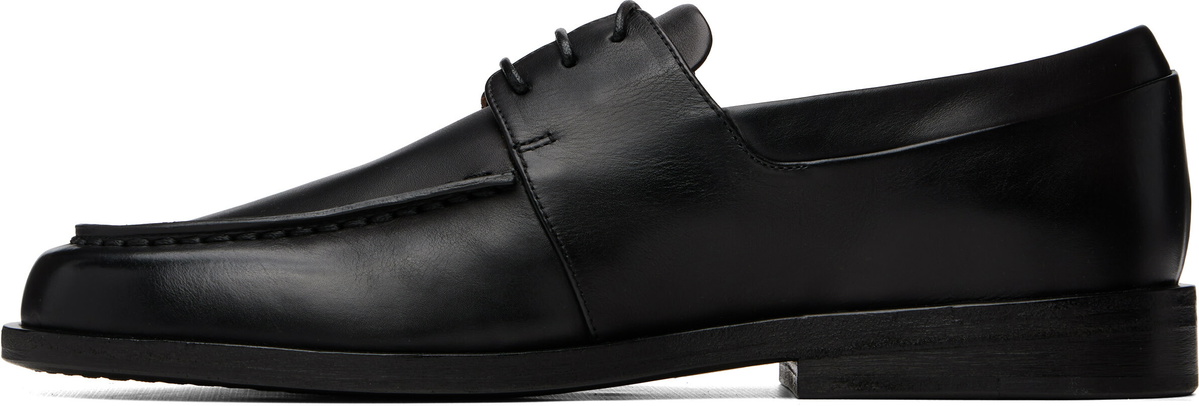 Marsèll Black Mocasso Leather Derbys