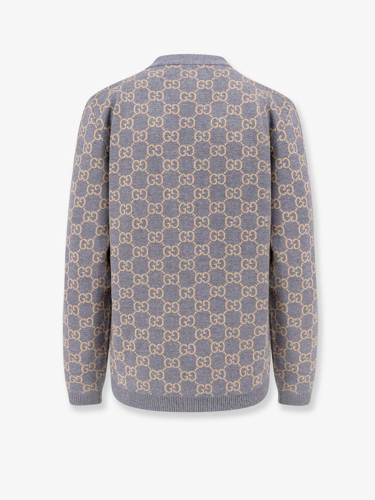 Gucci Cardigan Grey Womens Knitwear