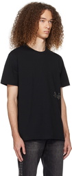 Ksubi Black Krystal Bling Kash T-Shirt