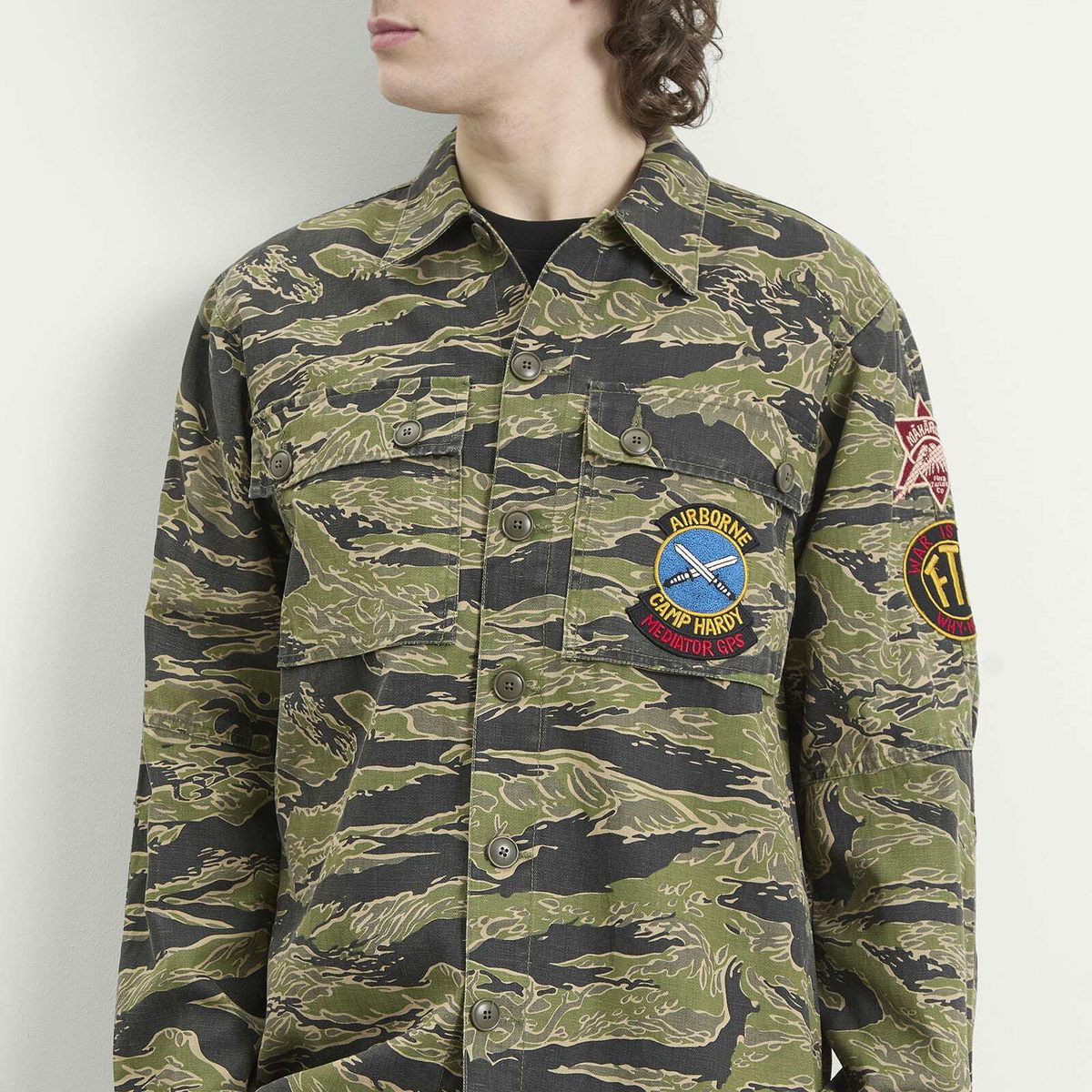 Maharishi Men's Green Berets Advisors Shirt in John Wayne Colourway