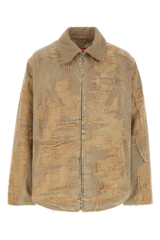 Photo: Diesel Beige Cotton D-ivar Jacket