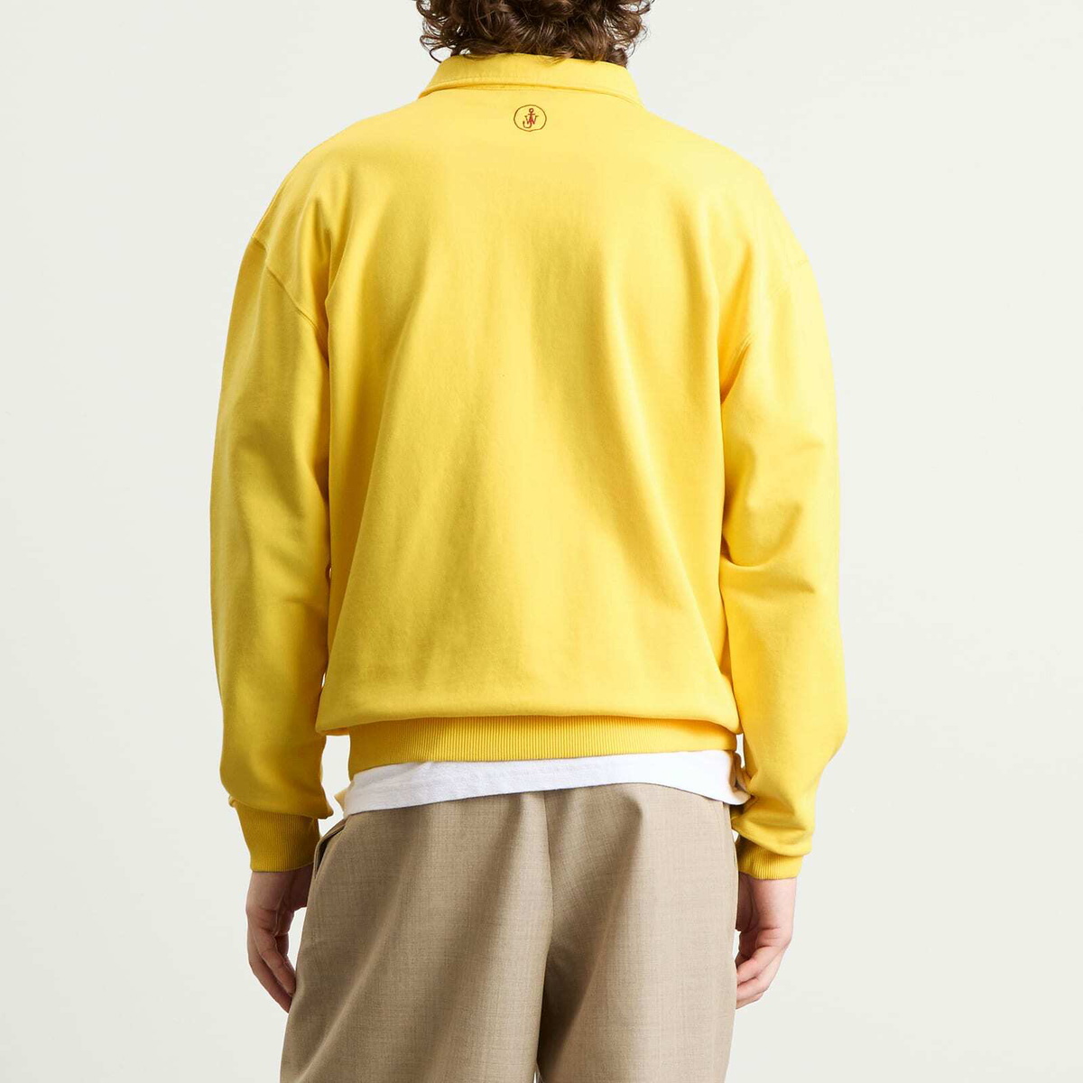 JW Anderson Men's Rugby Polo in Lemon