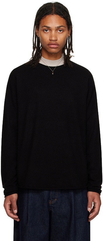 Photo: Guest In Residence SSENSE Exclusive Black Oversized Sweater