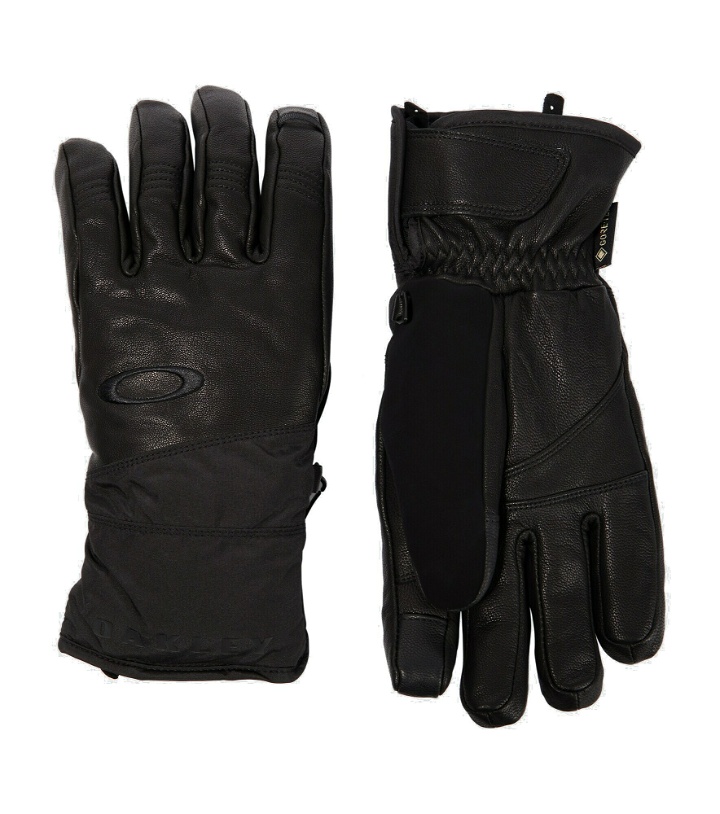 Photo: Oakley - Ellipse padded leather-paneled gloves