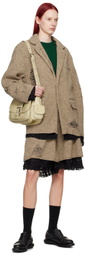 ADER error Beige Varto Shorts