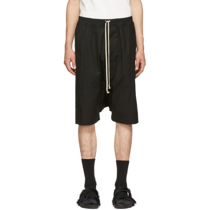 Photo: Rick Owens Black Ricks Pods Shorts