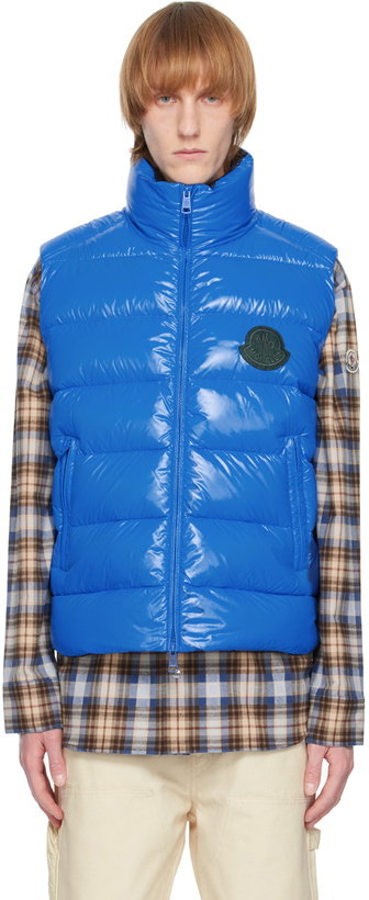 Photo: Moncler Blue Parke Down Vest