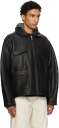 Cawley Black Flying Leather Jacket
