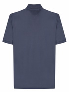 Ferrari Cotton Piquã© Blue Polo Shirt