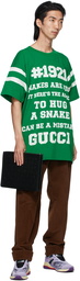 Gucci Green 'To Hug A Snake' T-Shirt