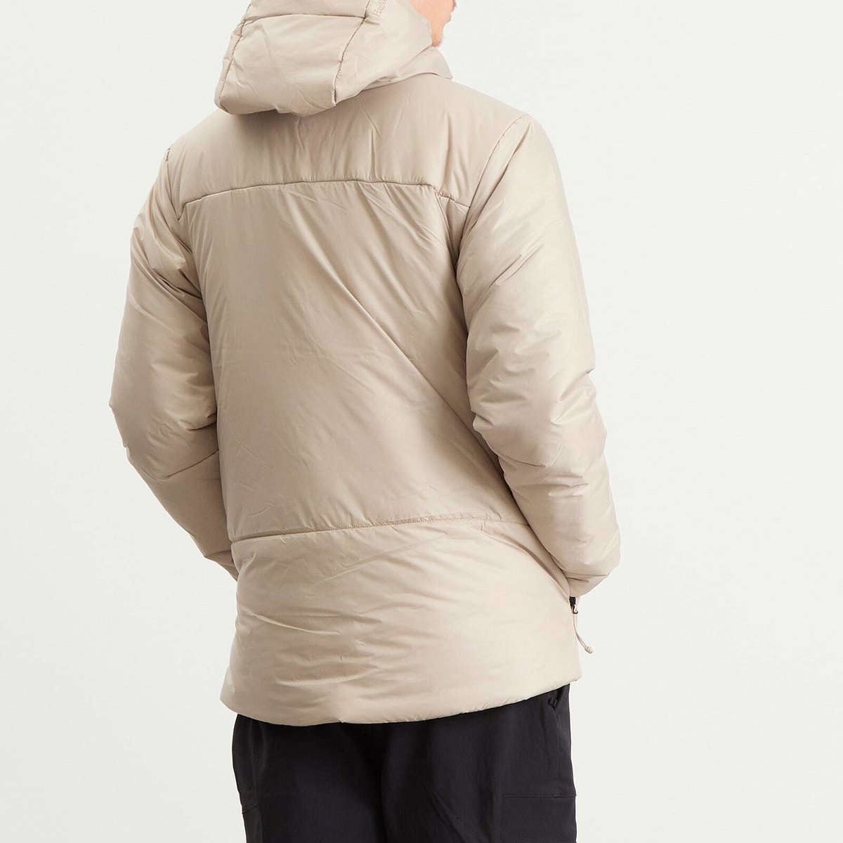 Haglöfs Men's Breeze Mimic Insulated Hooded Jacket in Chalk Beige