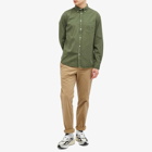 Norse Projects Men's Anton Light Twill Shirt in Spruce Green