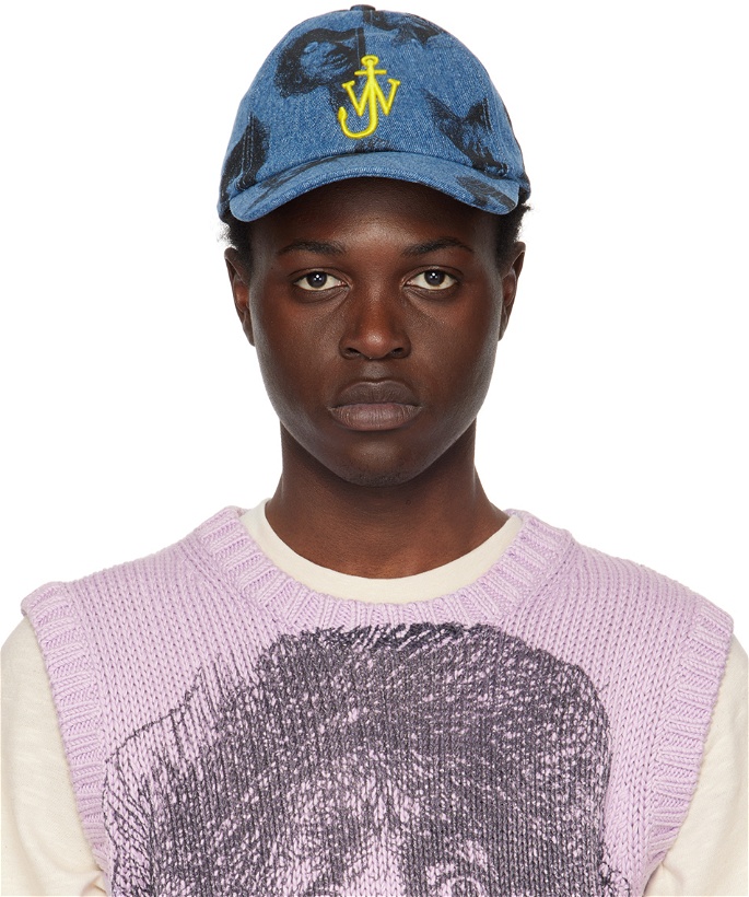 Photo: JW Anderson Blue Rembrandt Embroidered Cap