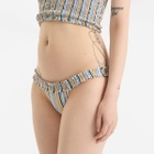Faithfull The Brand Women's Tavira Bikini Bottom in Sifnos Stripe