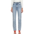 TOTEME Blue High Slim Jeans