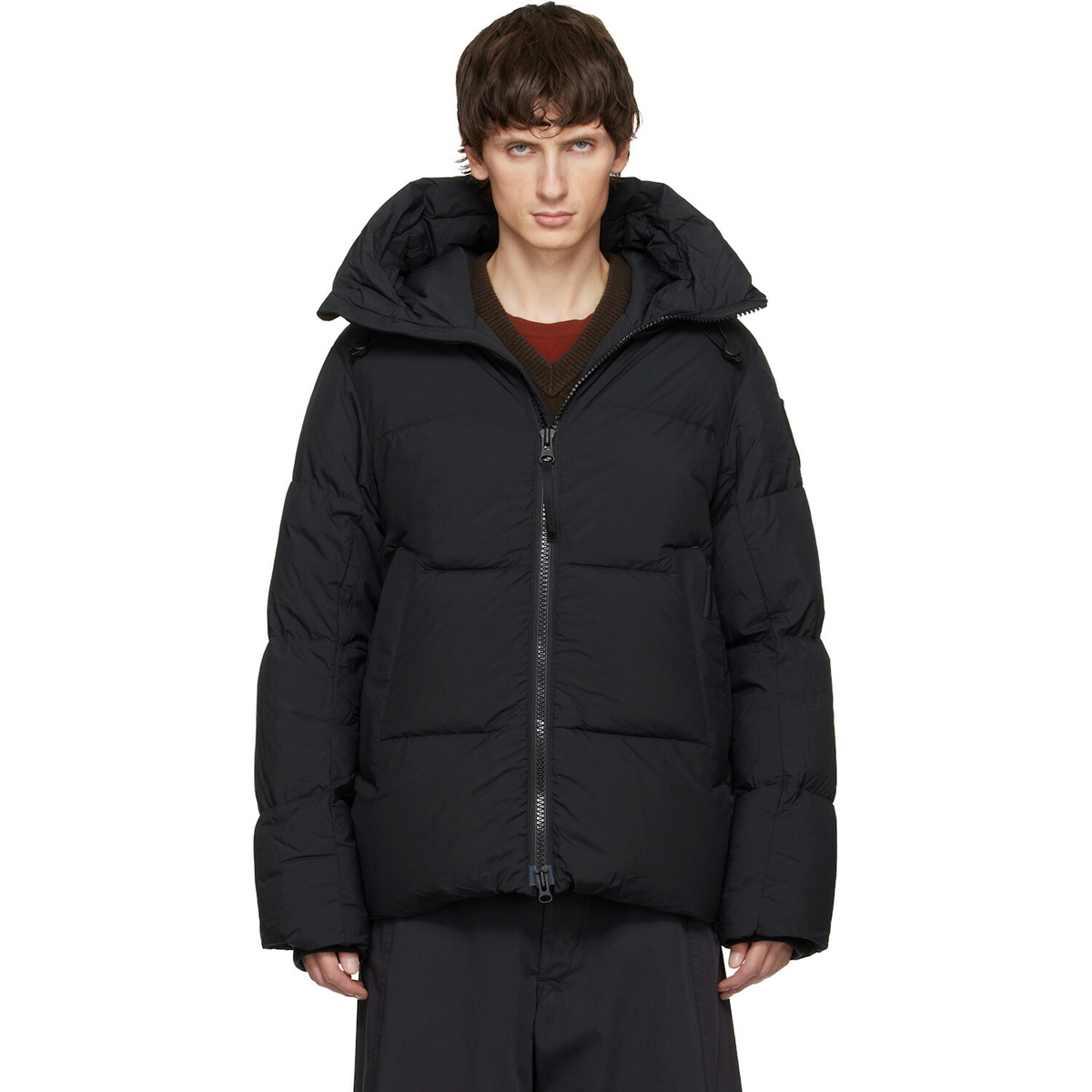 Canada Goose Black 'Black Label' Crofton Puffer EnduraLuxe Down Jacket
