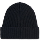 Officine Generale - Ribbed Cashmere Beanie - Men - Navy