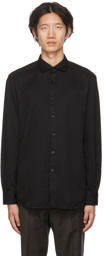 ZEGNA Black Leisure Fit Shirt