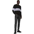 Givenchy Black Coated Skinny Jeans