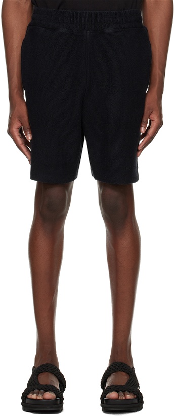 Photo: FORMA Black Embroidered Shorts
