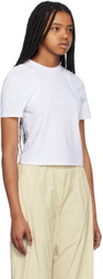 AMOMENTO White Slim-Fit T-Shirt
