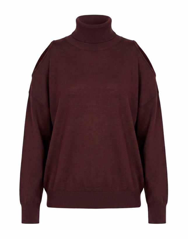Photo: Roberto Collina Womens Turtleneck Plum