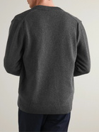 Sunspel - Merino Wool and Cashmere-Blend Bomber Jacket - Gray