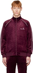 Sergio Tacchini Purple Jacquard Track Jacket