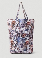 Martine Rose - Foldable Dog Print Tote Bag in White