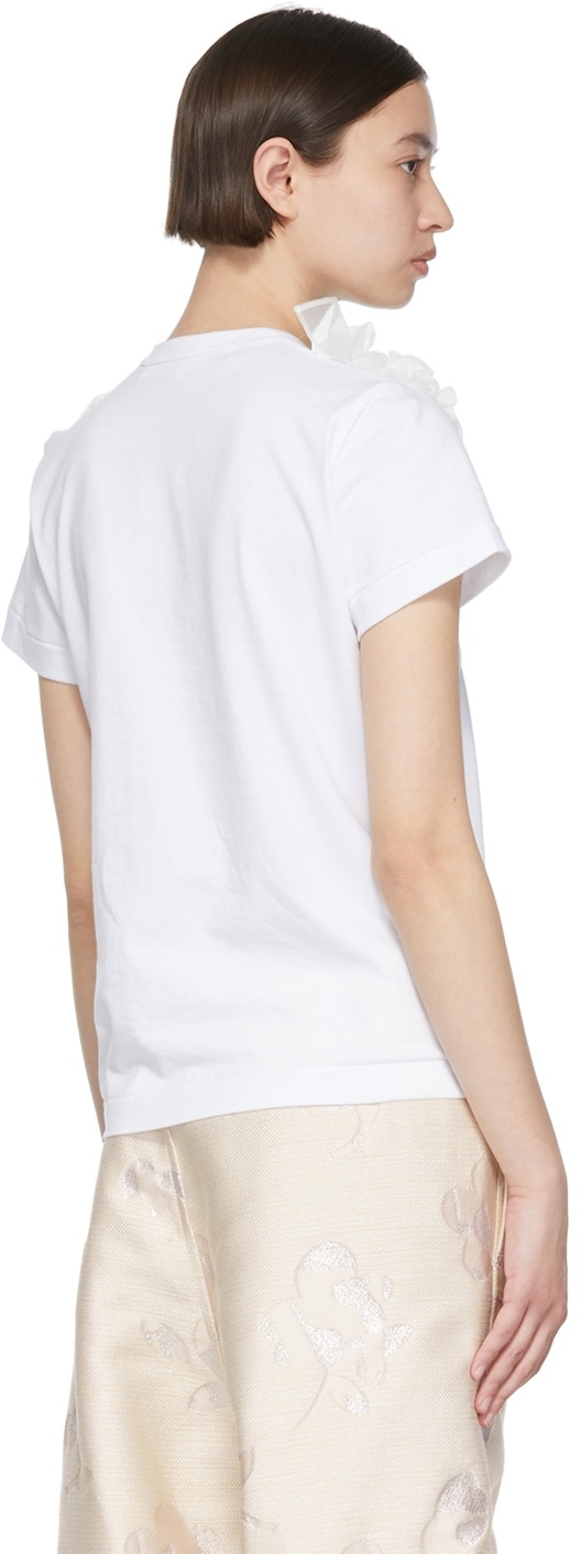 Tricot Comme des Garçons White Cotton T-Shirt
