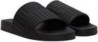 Bottega Veneta Black Slider Sandals