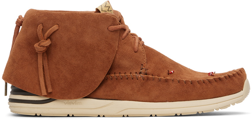 visvim Brown FBT Lhamo-Folk Sneakers Visvim