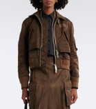 Sacai Layered technical bomber jacket