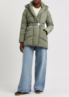 Canada Goose Marlow Belted Quilted Shell Coat Sage