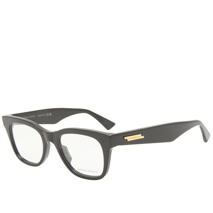 Photo: Bottega Veneta Eyewear BV1155O Optical Glasses in Black/Transparent