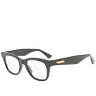 Bottega Veneta Eyewear BV1155O Optical Glasses in Black/Transparent
