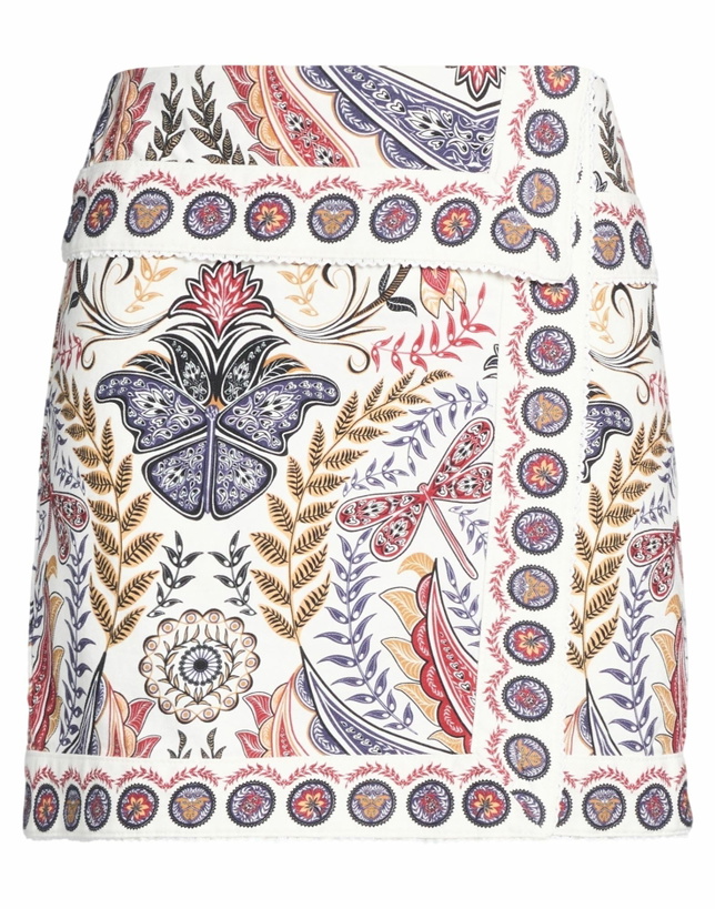 Photo: Farm Rio Boho Glam Off-white Skirt Womens Mini skirt in Off white