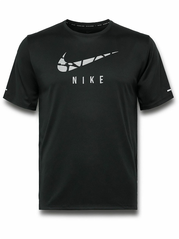 Photo: Nike Running - Run Division Logo-Print Dri-FIT T-Shirt - Black