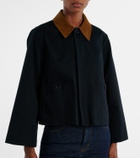 Frame Small cotton trench jacket
