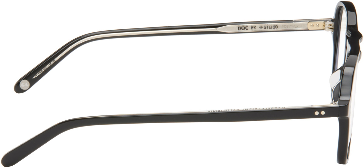Garrett Leight Black Doc Glasses