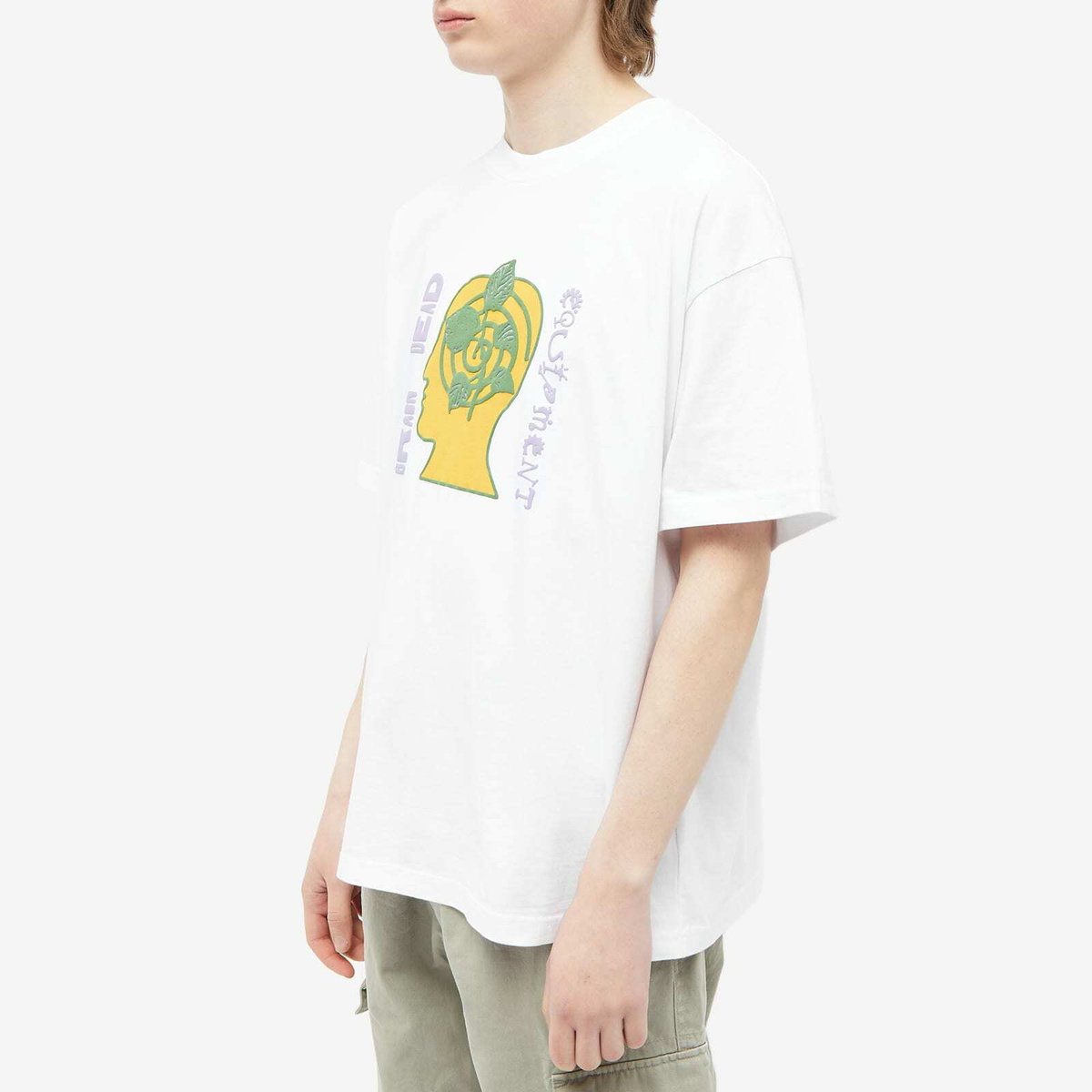 Brain Dead Men's Equipment Nature Nature T-Shirt in White