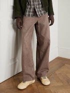 Bottega Veneta - Orbit Leather and Shell-Trimmed Suede Sneakers - Green