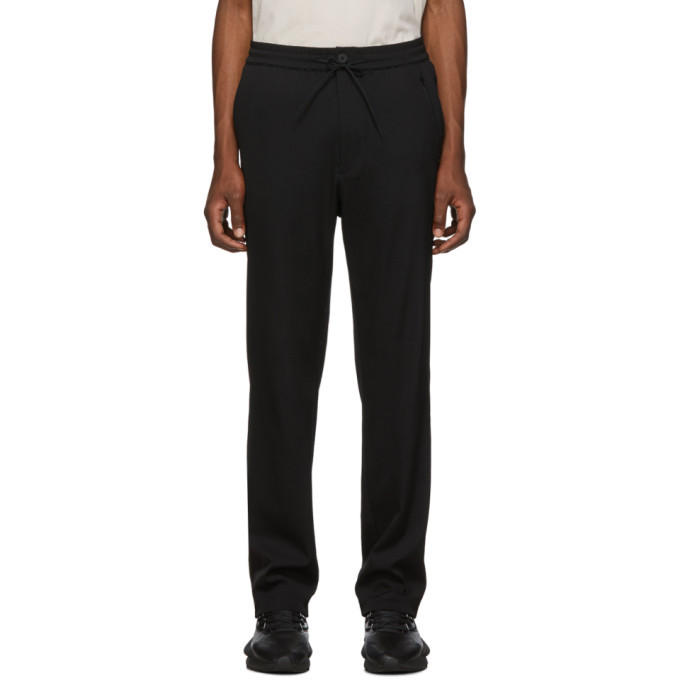 Photo: Y-3 Black Wool Sateen Trousers