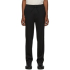 Y-3 Black Wool Sateen Trousers