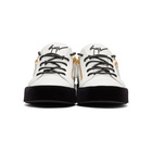 Giuseppe Zanotti White Velvet Sole May London Sneakers