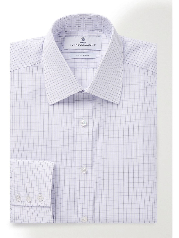 Photo: TURNBULL & ASSER - Micro-Checked Cotton-Poplin Shirt - Multi