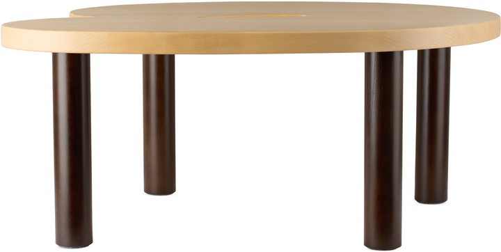 Photo: HEM Brown Round Worm Coffee Table