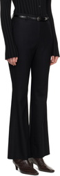 LE17SEPTEMBRE Black Flare Western Belt Trousers