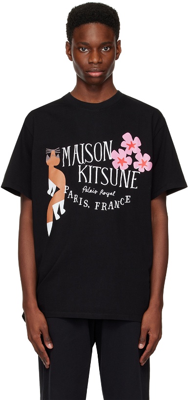 Photo: Maison Kitsuné Black Bill Rebholz Edition 'Palais' T-Shirt